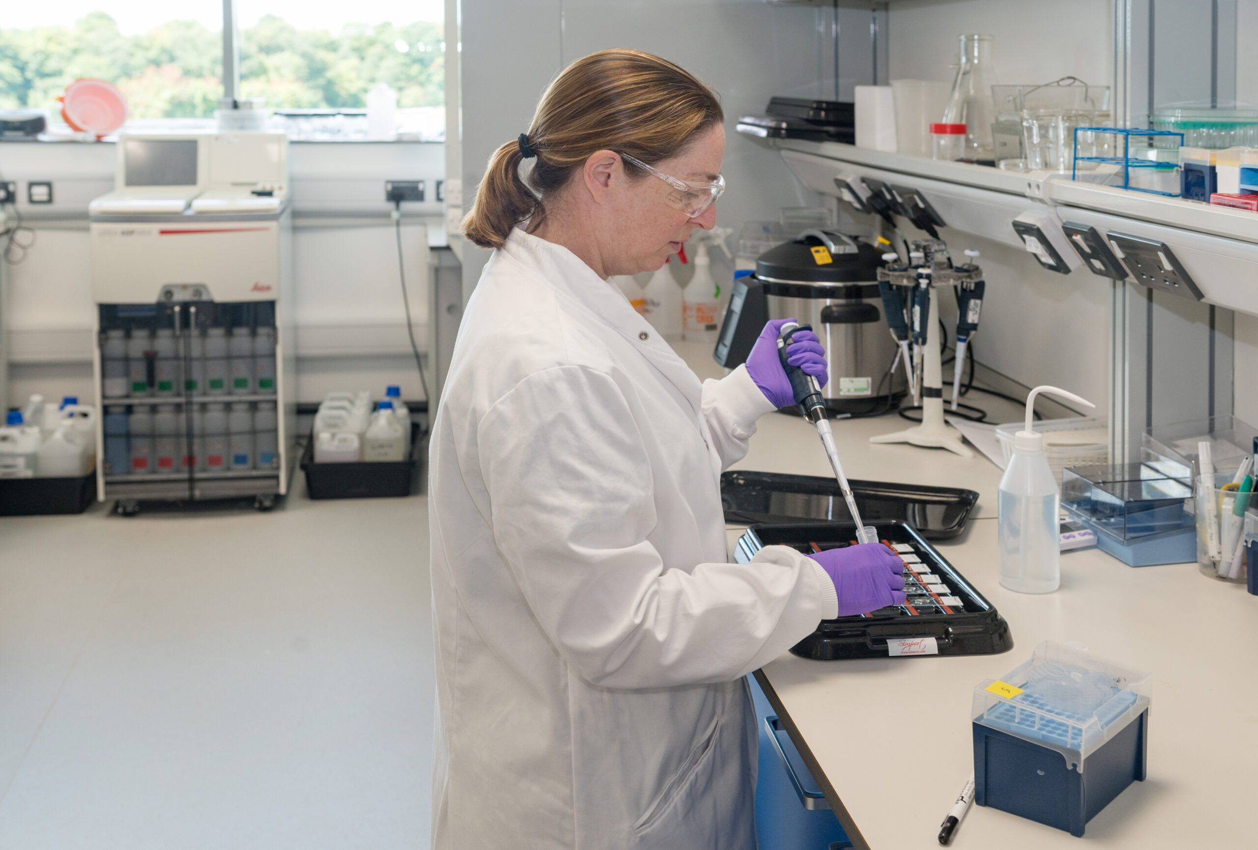 RxCelerate A scientist working in the lab